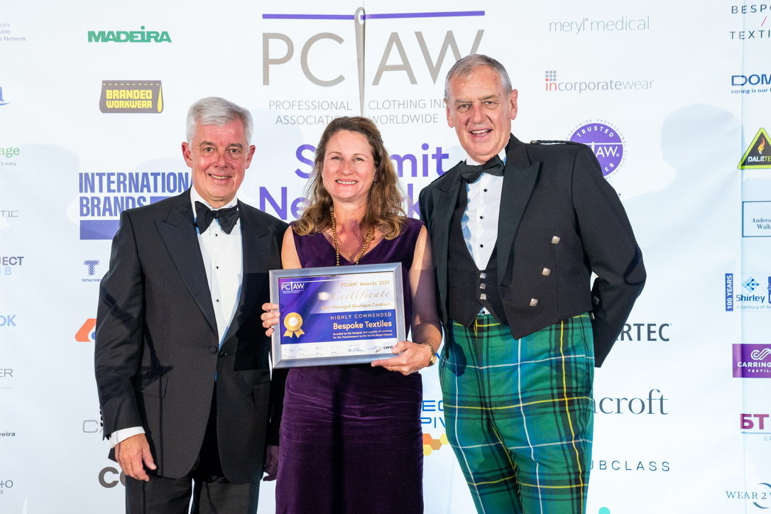 Katie receiving recognition at the PCIAW industry awards