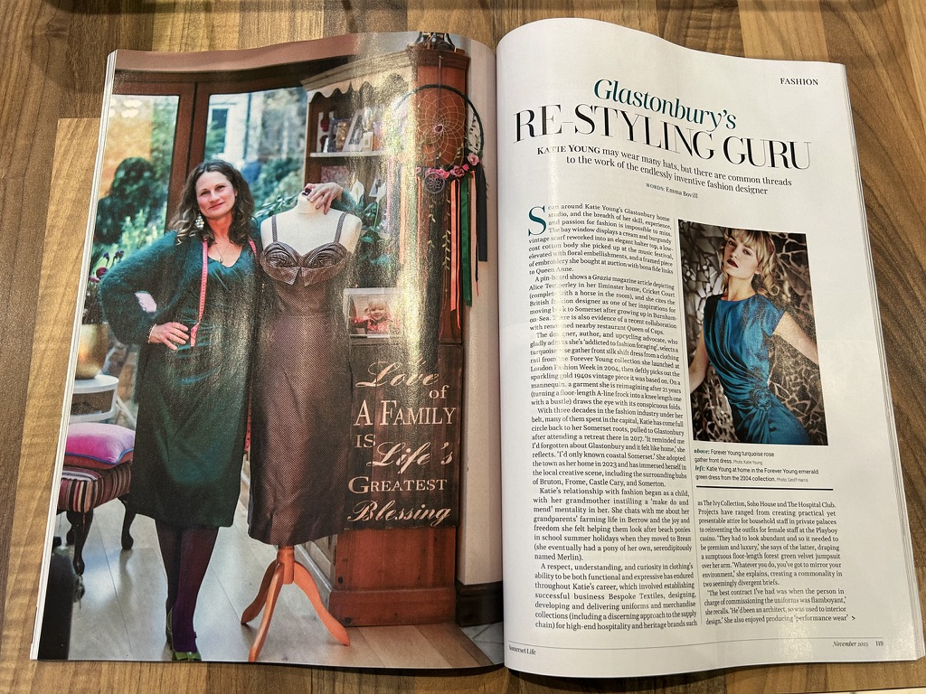 Somerset Life magazine feature: Glastonbury's Re-Styling Guru